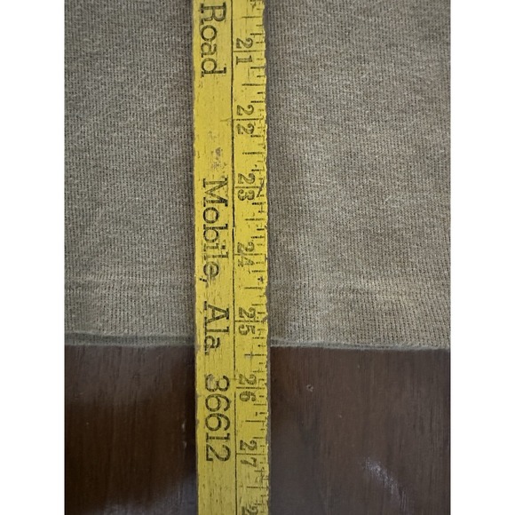 Polo Ralph Lauren Sweater Medium 1/4 Zip Brown Pullover Estate Rib Cotton - Picture 9 of 9